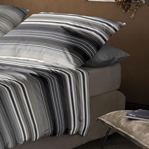 Irisette bavlněné povlečení Wave mako satén s pruhy