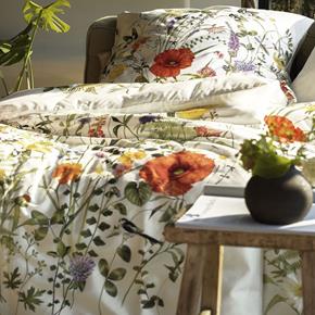 Irisette bavlněné povlečení Wawe mako satén vlčí máky