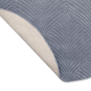 Jednobarevný kruhový koberec Wedgwood Folia 2.0 round cool grey 38904