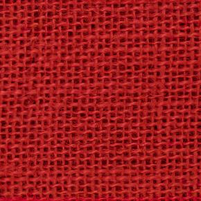 Jutová tkanina 211 g/m2 červená šíře 130 cm