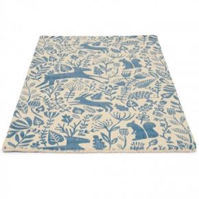 Vlněný kusový koberec Scion Kelda Cobalt 023508