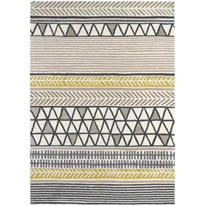 Vlněný kusový koberec Scion Raita taupe 24701