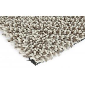 Moderní vlněný kusový koberec B&C Gravel mix 68201, smetanovošedý
