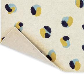 Vlněný kusový koberec Scion Leopard Dots pebble sage 125206