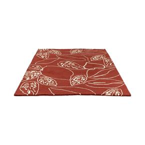 Vlněný kusový koberec Scion Orto Rust 125400