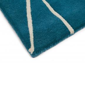 Vlněný kusový koberec Scion Viso Denim 24008