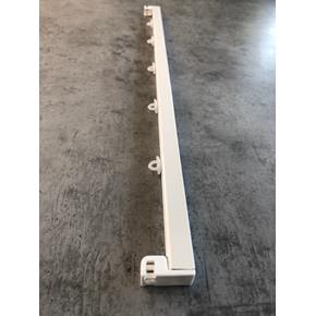Záclonová hliníková kolejnice bílá 350cm