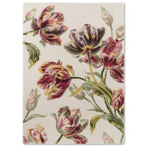 Květinový kusový koberec Laura Ashley Gosford cranberry 81300