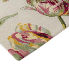 Květinový kusový koberec Laura Ashley Gosford cranberry 81300