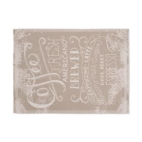 Kuchyňská bavlněná utěrka Coffee hnědá