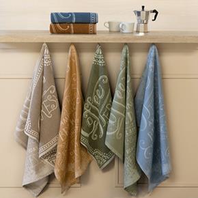 Kuchyňská bavlněná utěrka Coffee hnědá