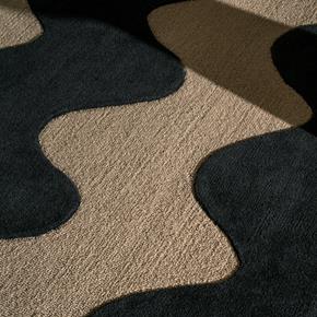 Moderní kusový běhoun Marimeko Lokki černý 133905