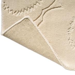 Designový vlněný koberec Marimeko Piirto Uniko bílý