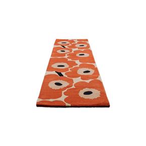 Moderní kusový běhoun Marimeko Unikko oranžový