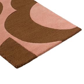 Moderní kusový běhoun Orla Kiely Prism Flower pink-terracota 158002