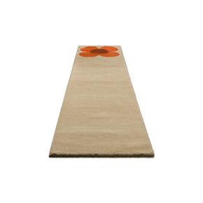 Moderní běhoun Orla Kiely Flower Placemen pumpkin-ecru 158203 