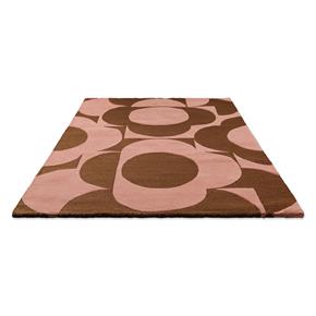 Moderní kusový koberec Orla Kiely Prism Flower pink-terracota 158002