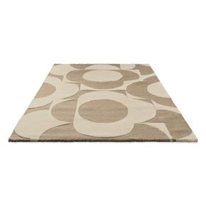 Moderní kusový koberec Orla Kiely Prism Flower mushroom-ecru 158009