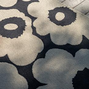 Outdoorový koberec Marimekko Unikko charcoal white 434305