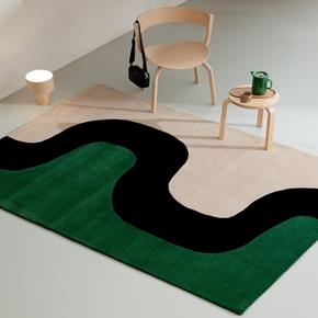 Designový vlněný koberec Marimekko Seireeni zelený 132707