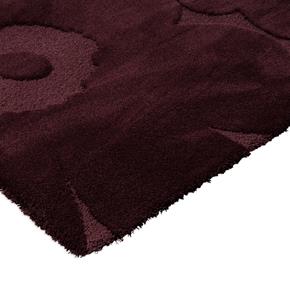 Designový vlněný koberec Marimekko Unikko vínový