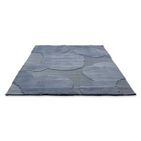 Jednobarevný vlněný koberec Marimekko Iso Unikko modrý 132308