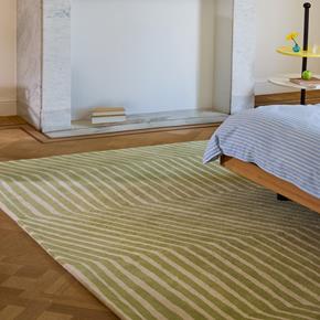 Designový vlněný koberec Marimekko Kalasääski light green 134007 
