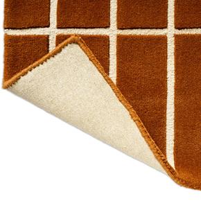 Designový vlněný koberec Marimekko Tiiliskivi hnědý 132905