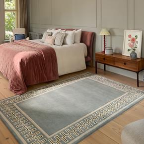 Moderní vlněný koberec Sanderson Linnean porcelain 148408