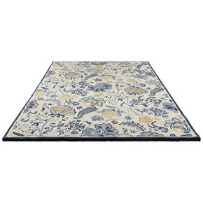Moderní vlněný koberec Sanderson Shalimar china blue 148508
