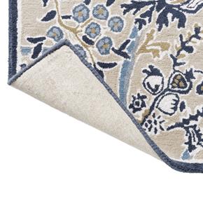 Moderní vlněný koberec Sanderson Shalimar china blue 148508