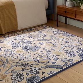 Moderní vlněný koberec Sanderson Shalimar china blue 148508