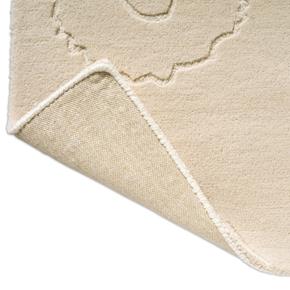 Designový vlněný koberec Marimeko Piirto Uniko bílý