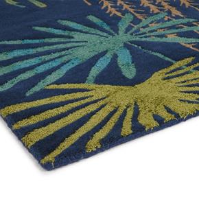 Vlněný kusový koberec Sanderson Rain Forest tropical nights 050708