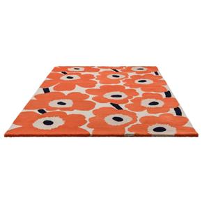 Designový vlněný koberec Marimekko Unikko oranžový 132403