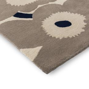 Designový vlněný koberec Marimekko Unikko šedý 132401