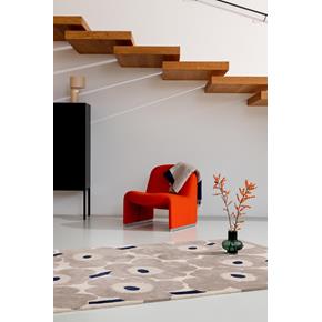 Designový vlněný koberec Marimekko Unikko šedý