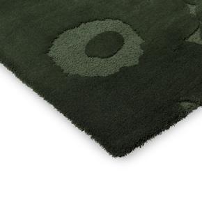 Designový vlněný koberec Marimekko Unikko zelený 132207