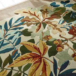 Vlněný kusový koberec Sanderson Robin´S Wood russet brown 146501