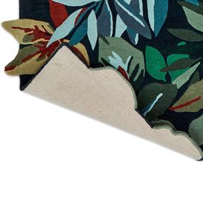 Vlněný kusový koberec Sanderson Robin´S Wood Forest green 146508