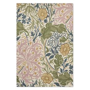 Outdoorový koberec Morris&Co Seaweed chrysanthemum 427007 