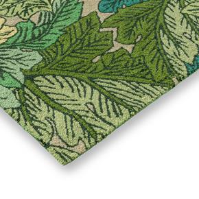 Outdoorový koberec Morris & Co Acanthus nettle-sky blue 427307