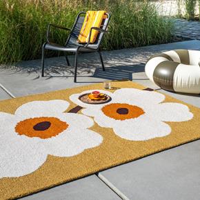 Outdoorový koberec Marimekko Unikko Anniversary honey 433001