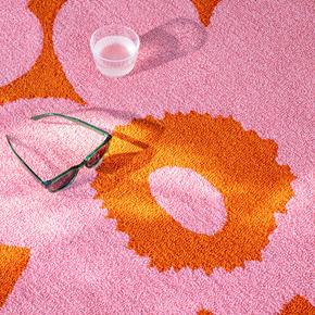 Outdoorový koberec Marimekko Unikko pink-orange 434302