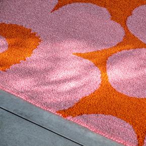 Outdoorový koberec Marimekko Unikko pink-orange 434302