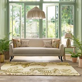 Outdoorový koberec Sanderson Calathea samphire 445617