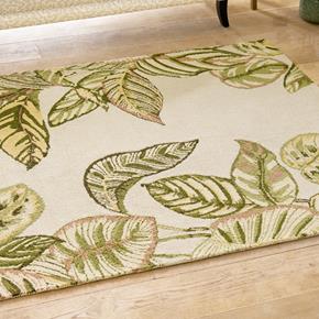 Outdoorový koberec Sanderson Calathea samphire 445617