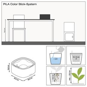 Lechuza samozavlažovací obal Pila color meruňkový