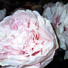 Umělá květina Sia Gina pivoňka růžová světlá