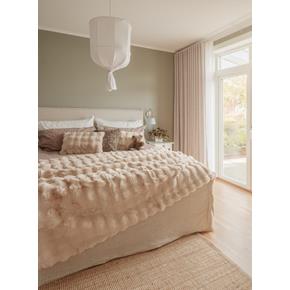 Skinnwille Home Collection kožešinový pléd Misty béžový